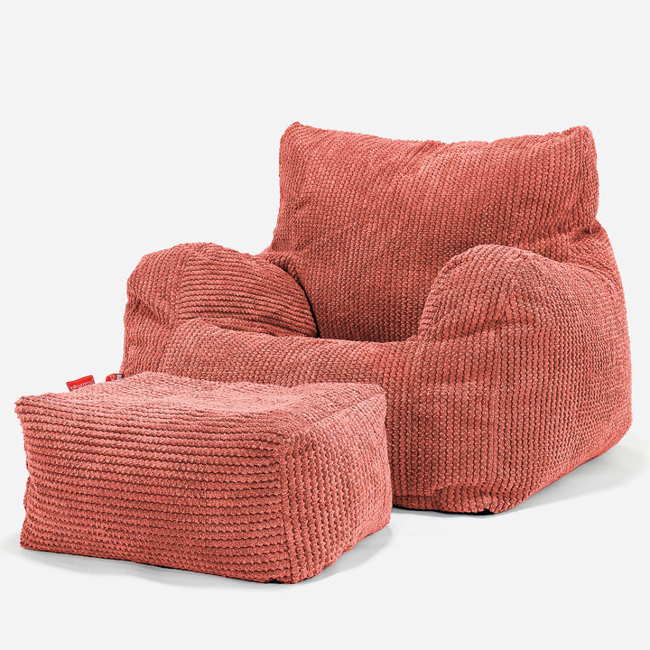 Josephine Sittsäck Fåtölj - Pom-pom Pumpaorange 02
