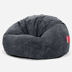 Klassisk Sittsäck Stol - Pom-pom Svart