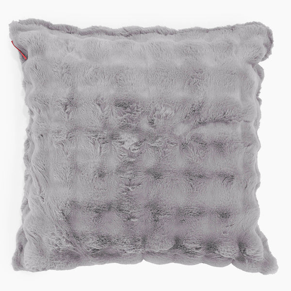 Kuddfodral XL 70 x 70cm - Fuskpäls Bubble Grå 01