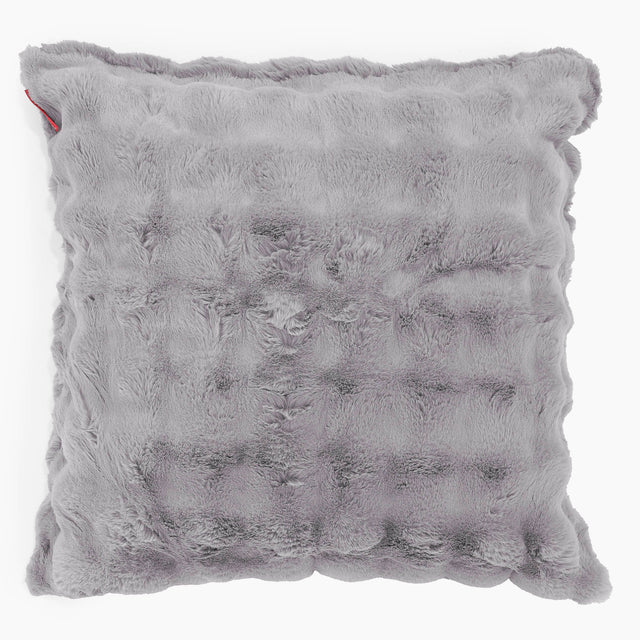 Kuddfodral XL 70 x 70cm - Fuskpäls Bubble Grå 01