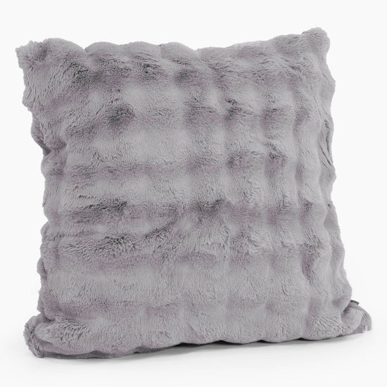 Kuddfodral XL 70 x 70cm - Fuskpäls Bubble Grå 02