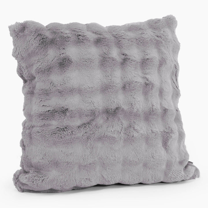 Kuddfodral XL 70 x 70cm - Fuskpäls Bubble Grå 02