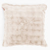 Kuddfodral XL 70 x 70cm - Fuskpäls Bubble Gräddvit 01