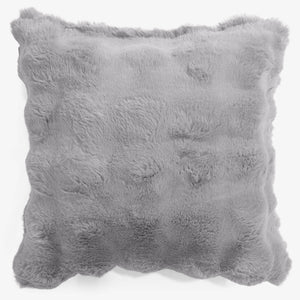 Kuddfodral 47 x 47cm - Fuskpäls Bubble Grå