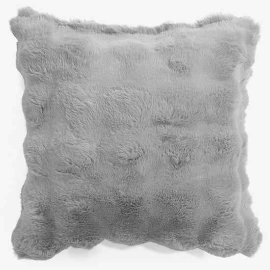 Kuddfodral 47 x 47cm - Fuskpäls Bubble Grå 01