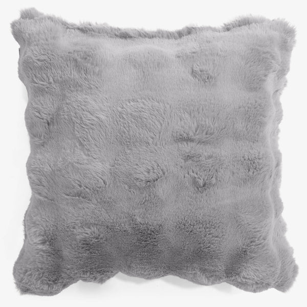 Kuddfodral 47 x 47cm - Fuskpäls Bubble Grå 01