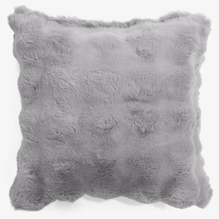 Kuddfodral 47 x 47cm - Fuskpäls Bubble Grå 01