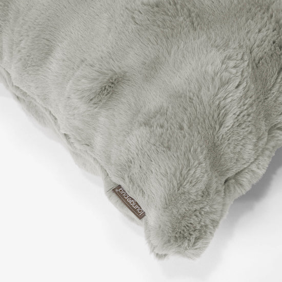 Kuddfodral 47 x 47cm - Fuskpäls Bubble Salviagrön 02