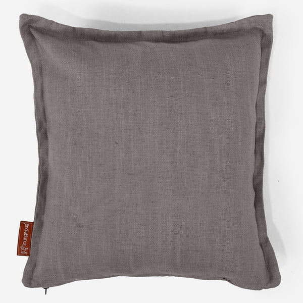 Kuddfodral 47 x 47cm - Linneutseende Skiffergrå 01