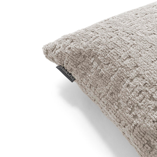 Kuddfodral 47 x 47cm - Lyxig Chenille Grå 02