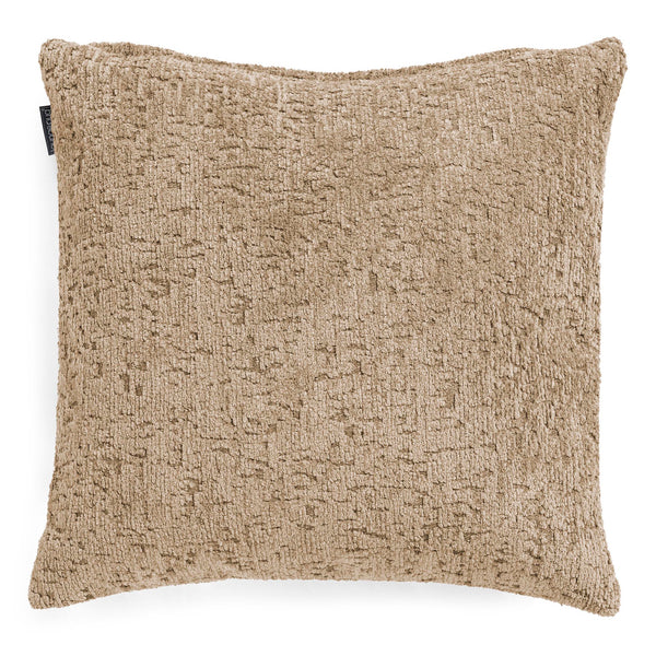 Kuddfodral 47 x 47cm - Lyxig Chenille Minkbrun 01