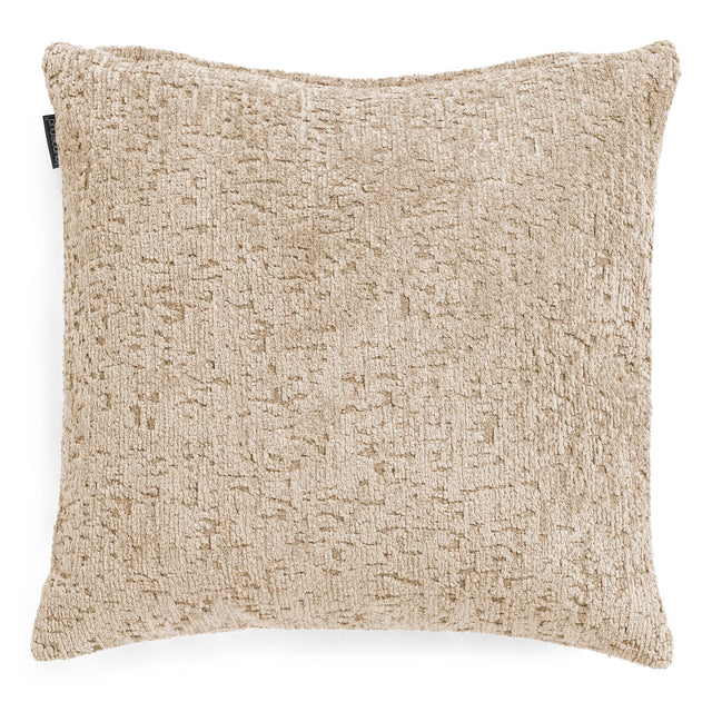 Kuddfodral 47 x 47cm - Lyxig Chenille Minkbrun 01