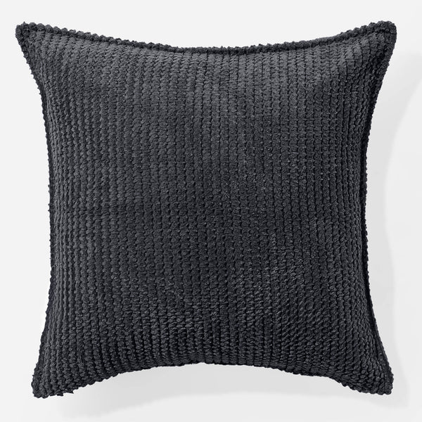 Kuddfodral 47 x 47cm - Pom-pom Svart 01