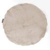 Kuddfodral Rund 50cm - Pom-pom Elfenbensvit 01