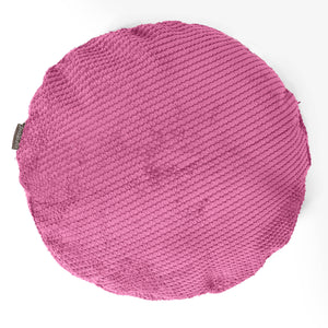 Kuddfodral Rund 50cm - Pom-pom Rosa