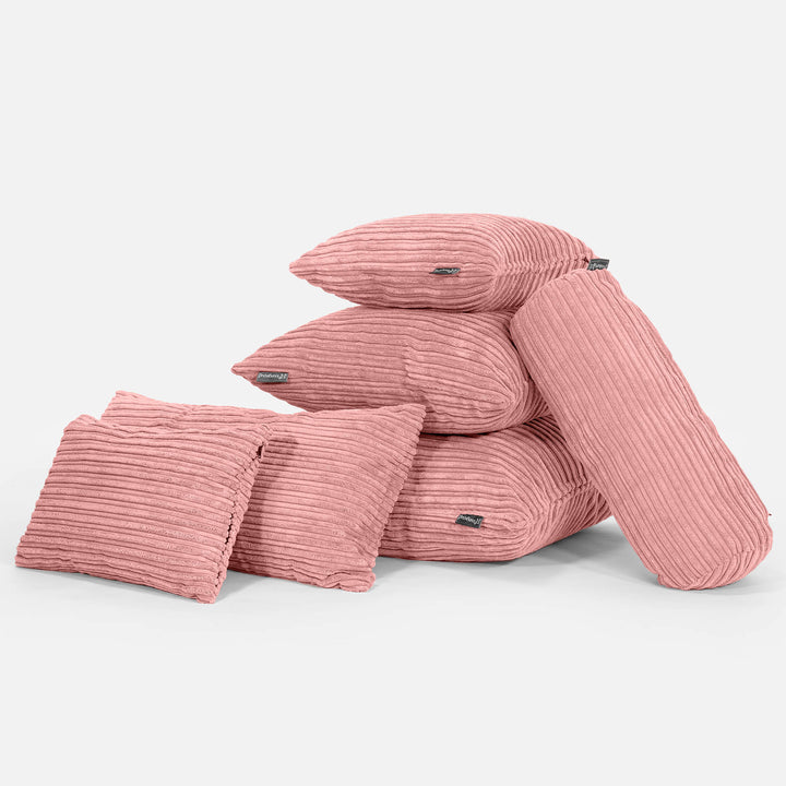 Kuddfodral XL 70 x 70cm - Klassisk Manchestertyg Persika 04