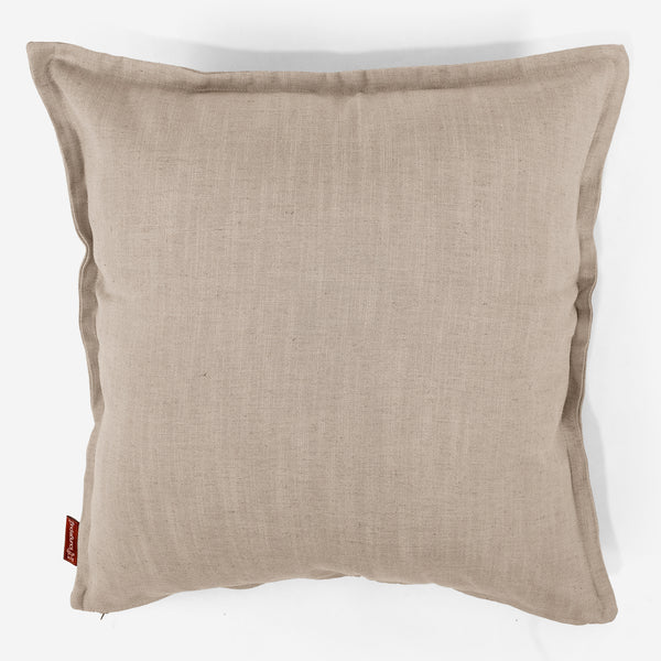 Kuddfodral XL 70 x 70cm - Linneutseende Gräddvit 01