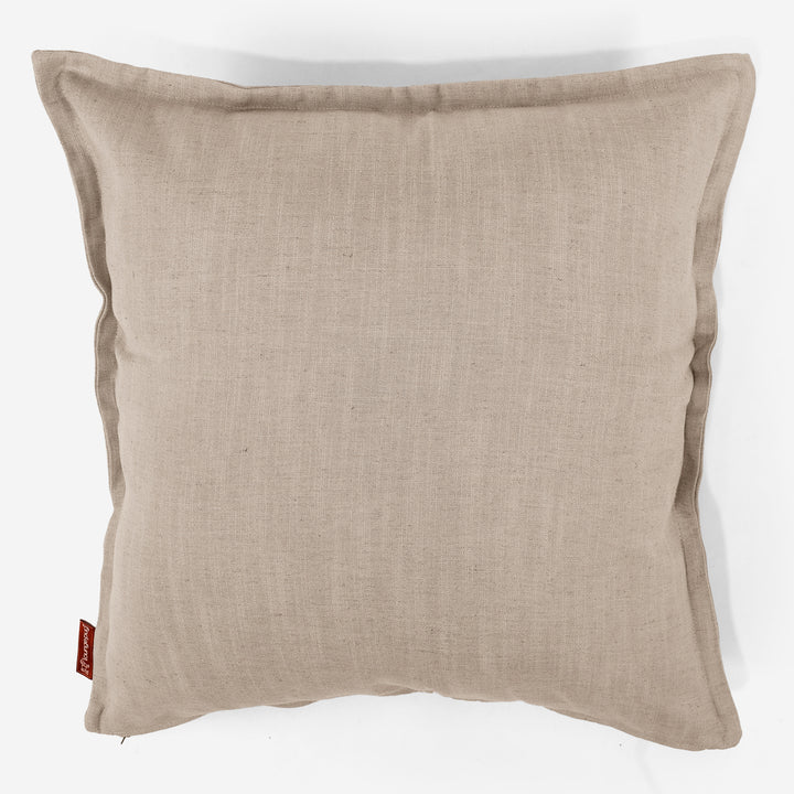 Kuddfodral XL 70 x 70cm - Linneutseende Gräddvit 01