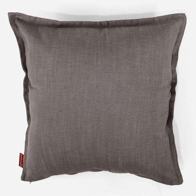 Kuddfodral XL 70 x 70cm - Linneutseende Skiffergrå 01