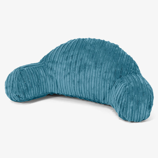 Läskudde med Högt Ryggstöd för Barn - Klassisk Manchestertyg Turkos 01