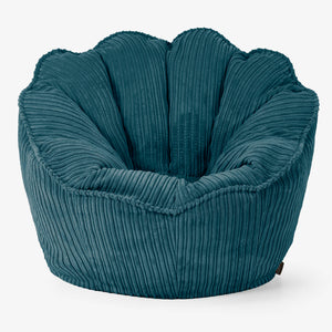 Natalia Saccosäckstol - Manchestertyg Teal