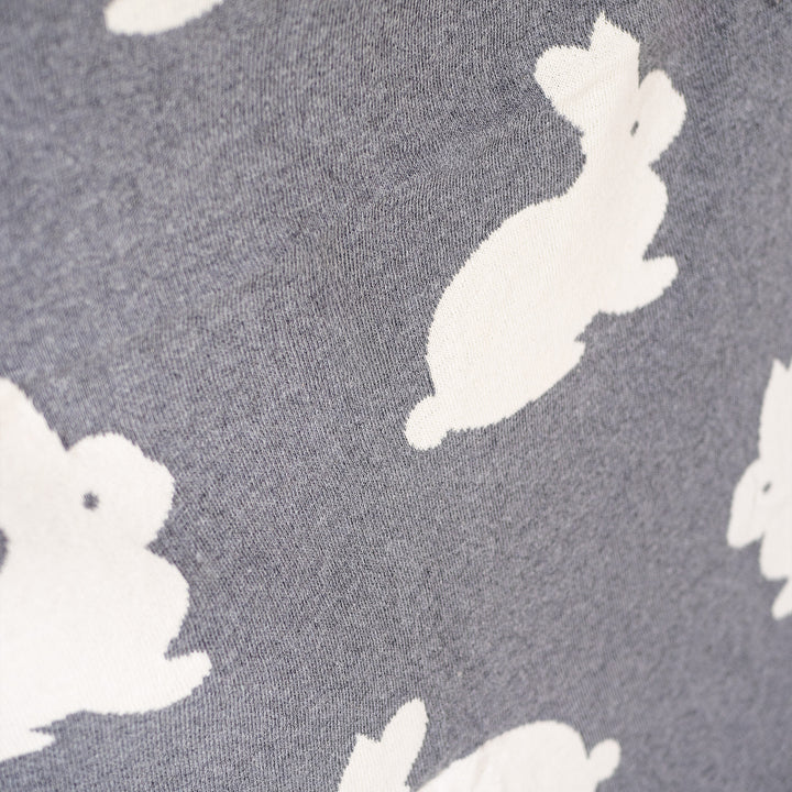 Pläd / Filt Barn - Stickad Rabbit 03