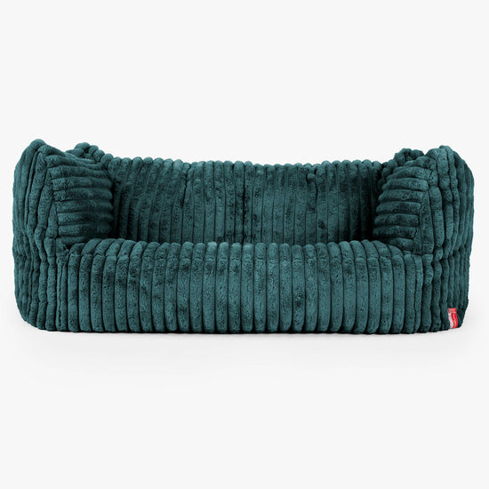 Ruben Saccosäcksoffa - Ultraplyschmanchestertyg Teal 01