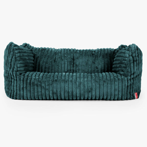 Ruben Saccosäcksoffa - Ultraplyschmanchestertyg Teal 01