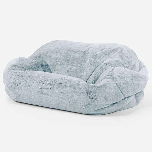 Sabine Saccosäcksoffa Ersättningsöverdrag - Fuskkaninpäls 01