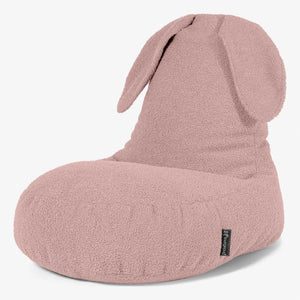 Saccosäck Barn med Djurmotiv Kanin 2-6 år - Boucle Rosa