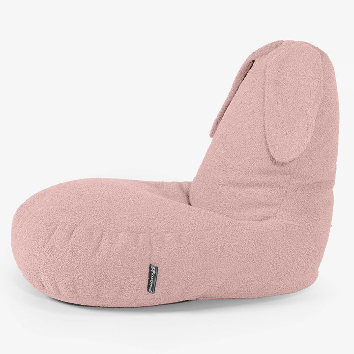 Saccosäck Barn med Djurmotiv Kanin 2-6 år - Boucle Rosa 02