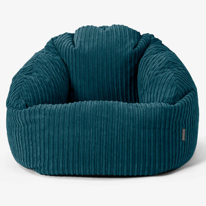 Saccosäck Bubble - Klassisk Manchestertyg Teal
