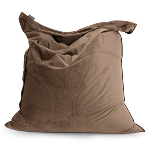 Saccosäck Kudde XXL - Sammet Espresso