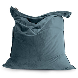 Saccosäck Kudde XXL - Sammet Teal
