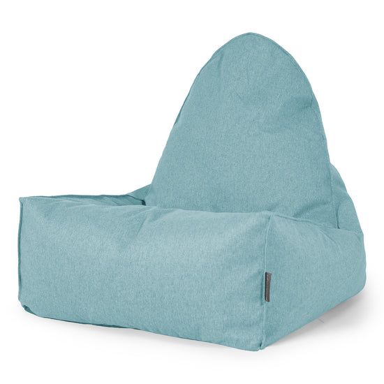Saccosäck Scandi Lounger - Interalli-ull Cyan 01