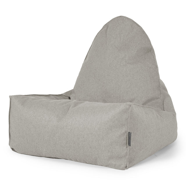 Saccosäck Scandi Lounger - Interalli-ull Silverfärgad 01