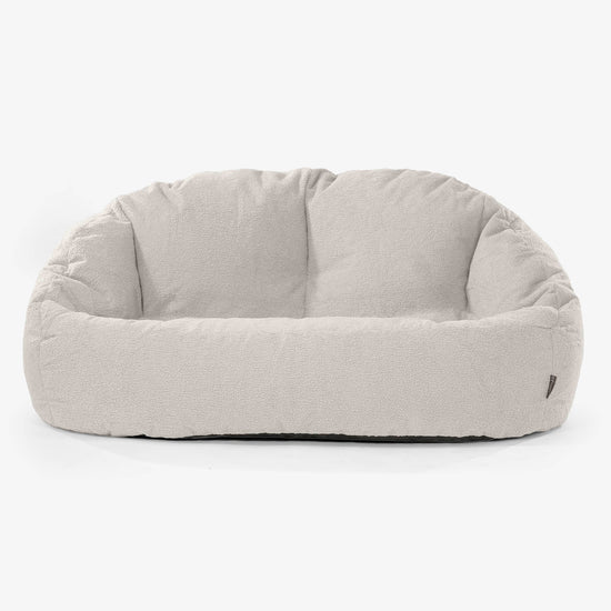 Saccosäck Soffa Bubble - Boucle Elfenbensvit 01