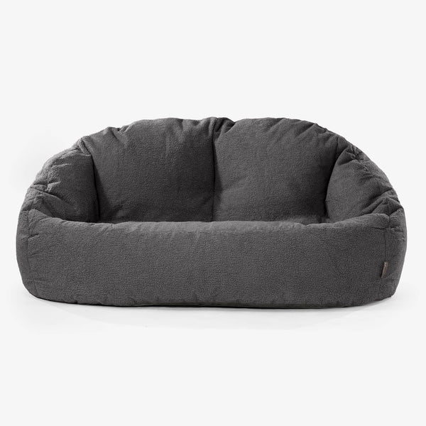 Saccosäck Soffa Bubble - Boucle Grafitgrå 01