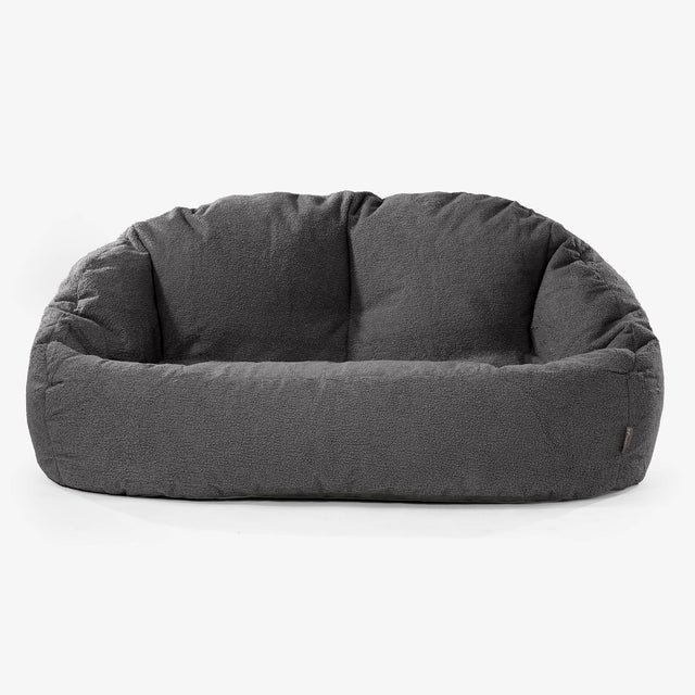 Saccosäck Soffa Bubble - Boucle Grafitgrå 01