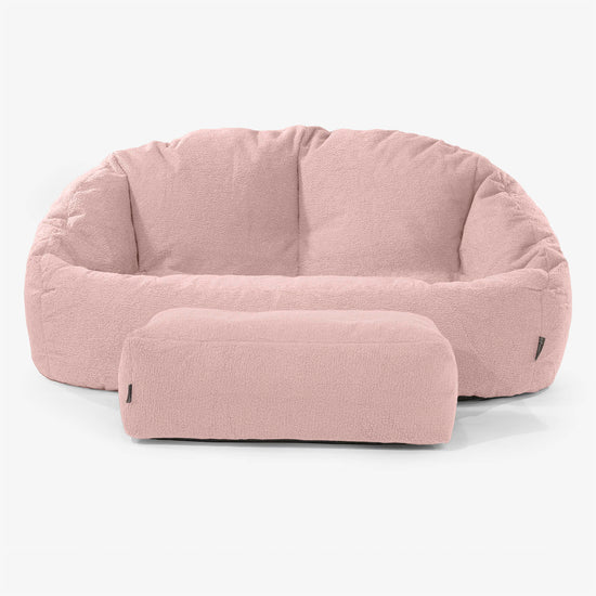 Saccosäck Soffa Bubble - Boucle Rosa 02