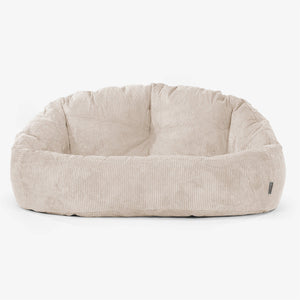 Saccosäck Soffa Bubble - Pom-pom Elfenbensvit