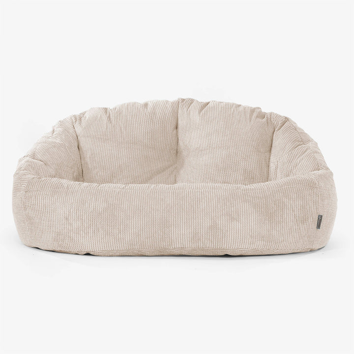 Saccosäck Soffa Bubble - pom Elfenbensvit 01