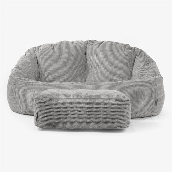 Saccosäck Soffa Bubble - pom Mörkgrå 02