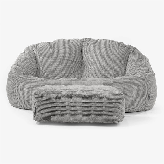Saccosäck Soffa Bubble - pom Mörkgrå 02