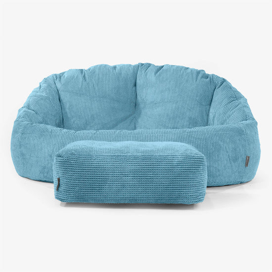 Saccosäck Soffa Bubble - pom Turkos 02