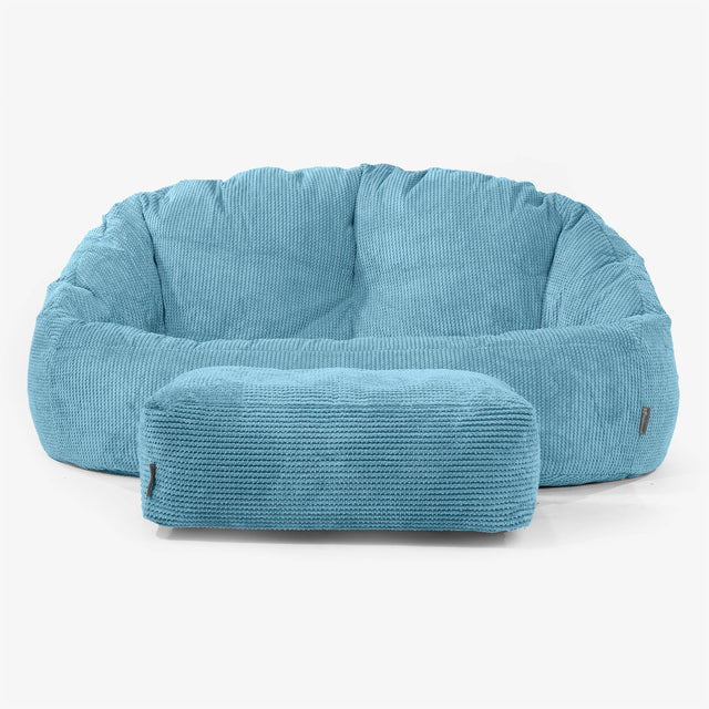 Saccosäck Soffa Bubble - pom Turkos 02