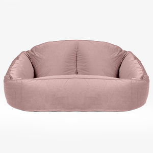Saccosäck Soffa Bubble - Sammet Rosa