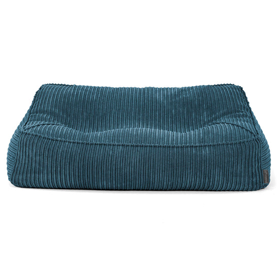 Saccosäcksoffan Sloucher - Klassisk Manchestertyg Marinblå 01