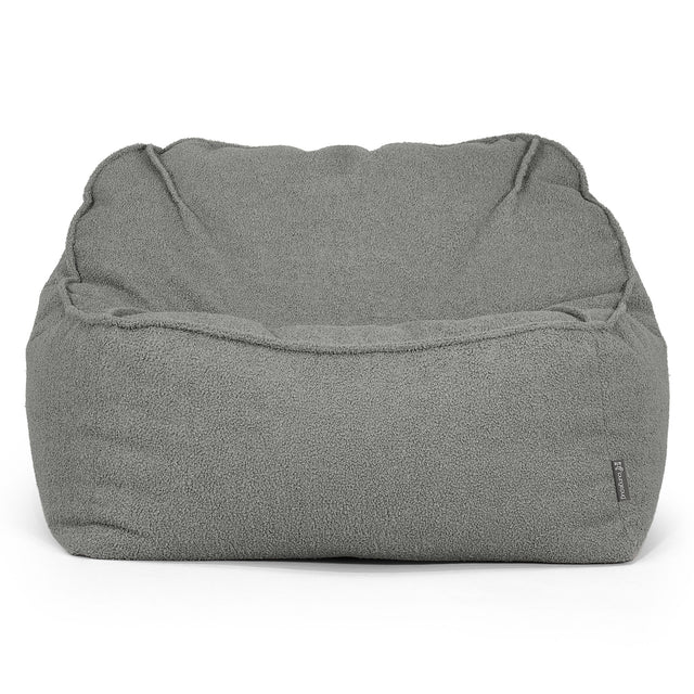 Saccosäckstolen Sloucher - Boucle Grå