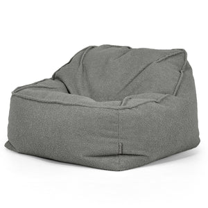 Saccosäckstolen Sloucher - Boucle Grå
